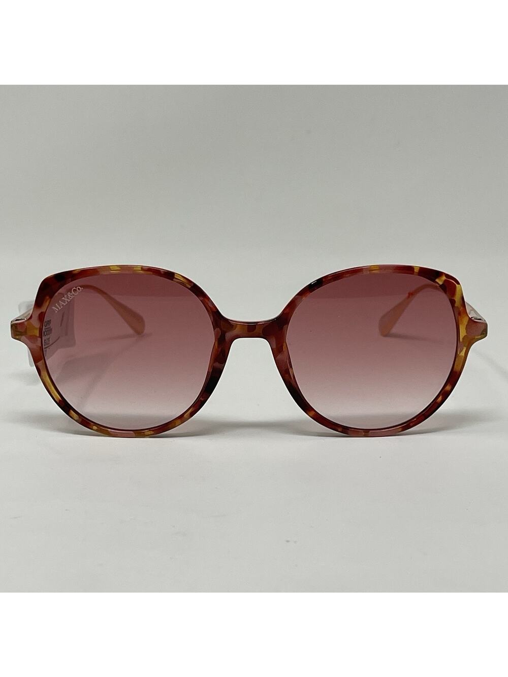 MAX &Co Sunglasses Womens Havana Gradient Bordeaux MO0088 55T 50/18/140 NEW